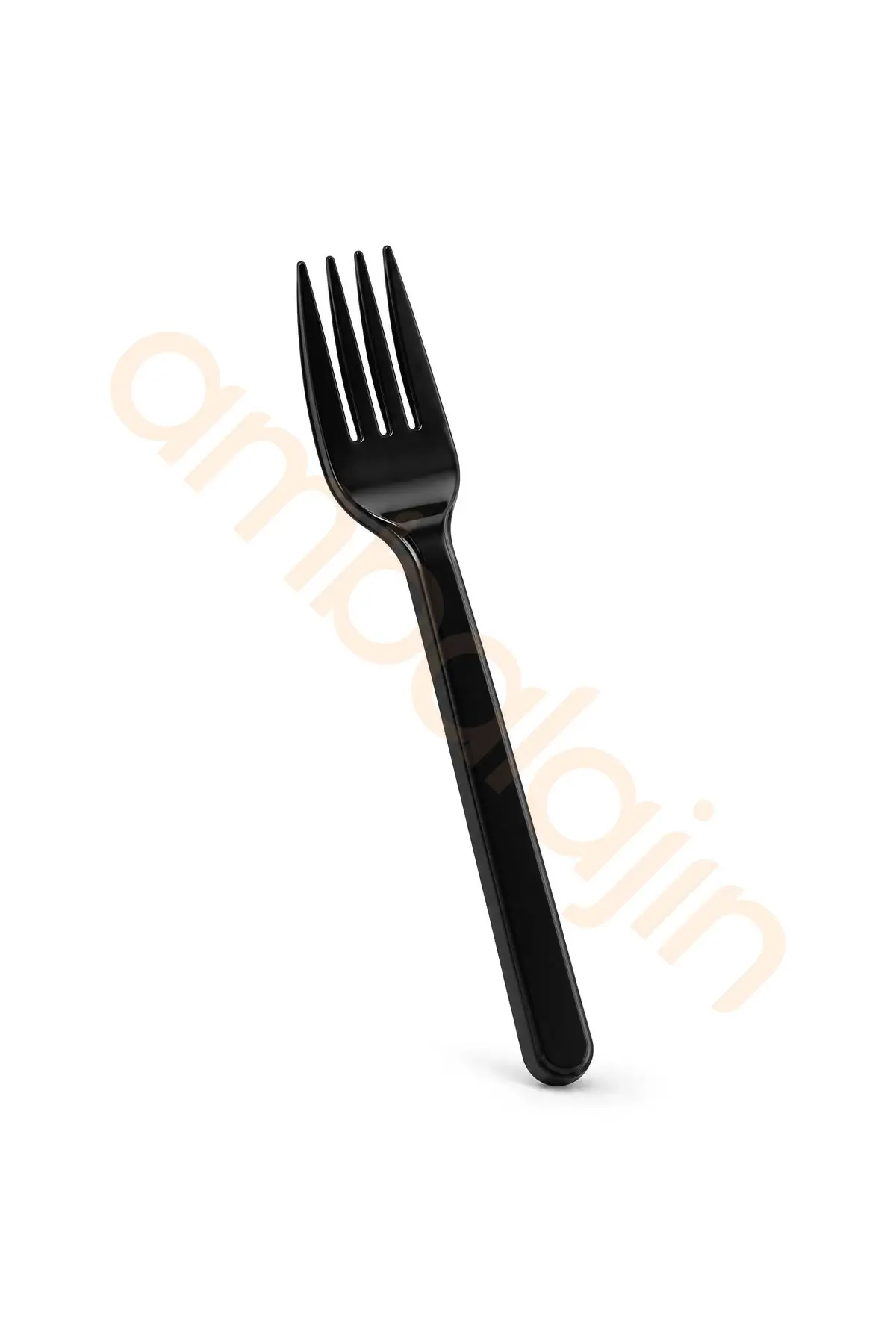 Siyah Plastik Lüks Çatal